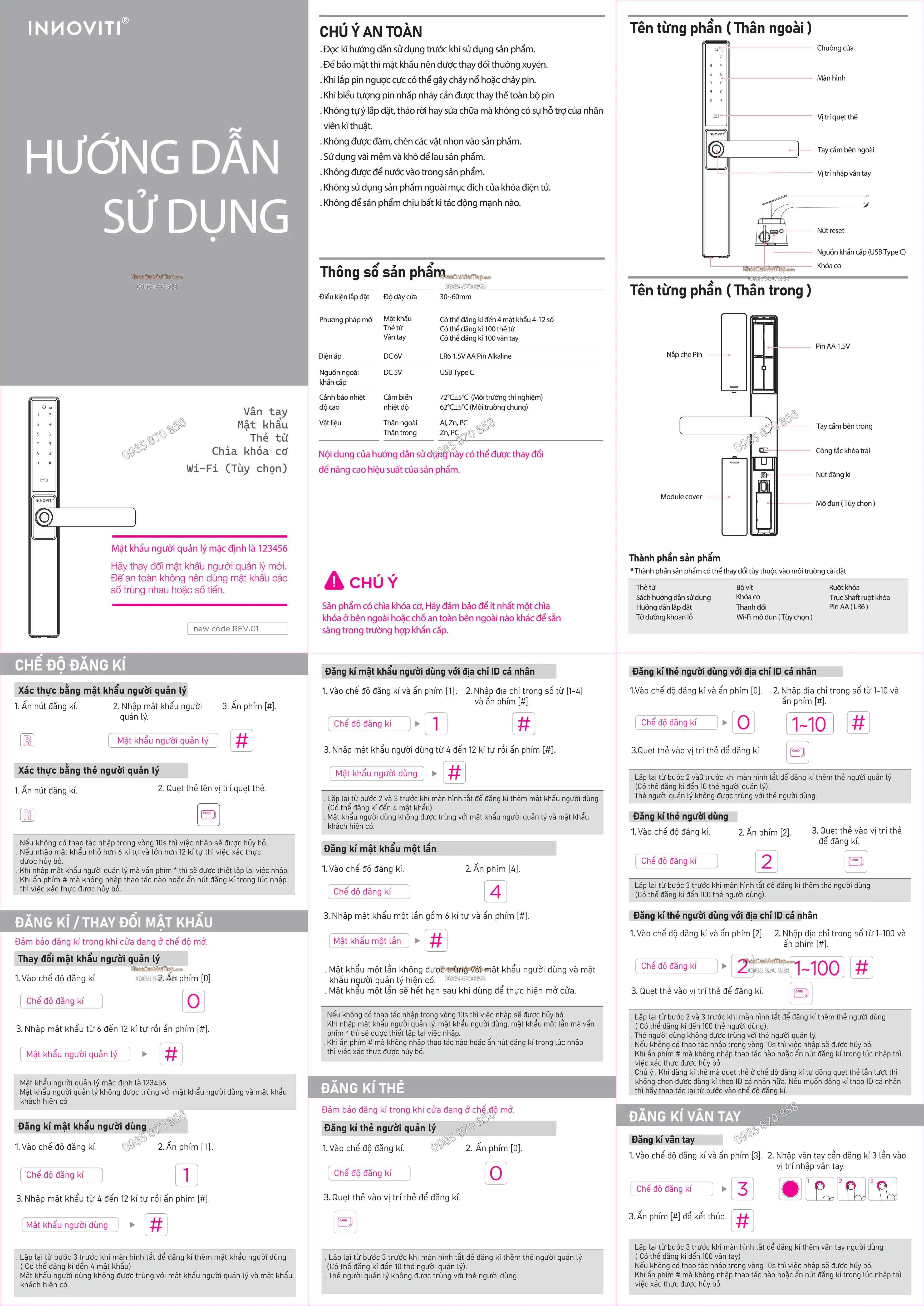 Hướng dẫn sử dụng khóa 28327 - ảnh 1
