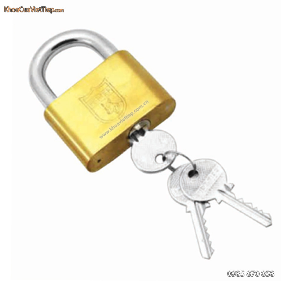 Khóa Treo Bằng Đồng Bấm 01601